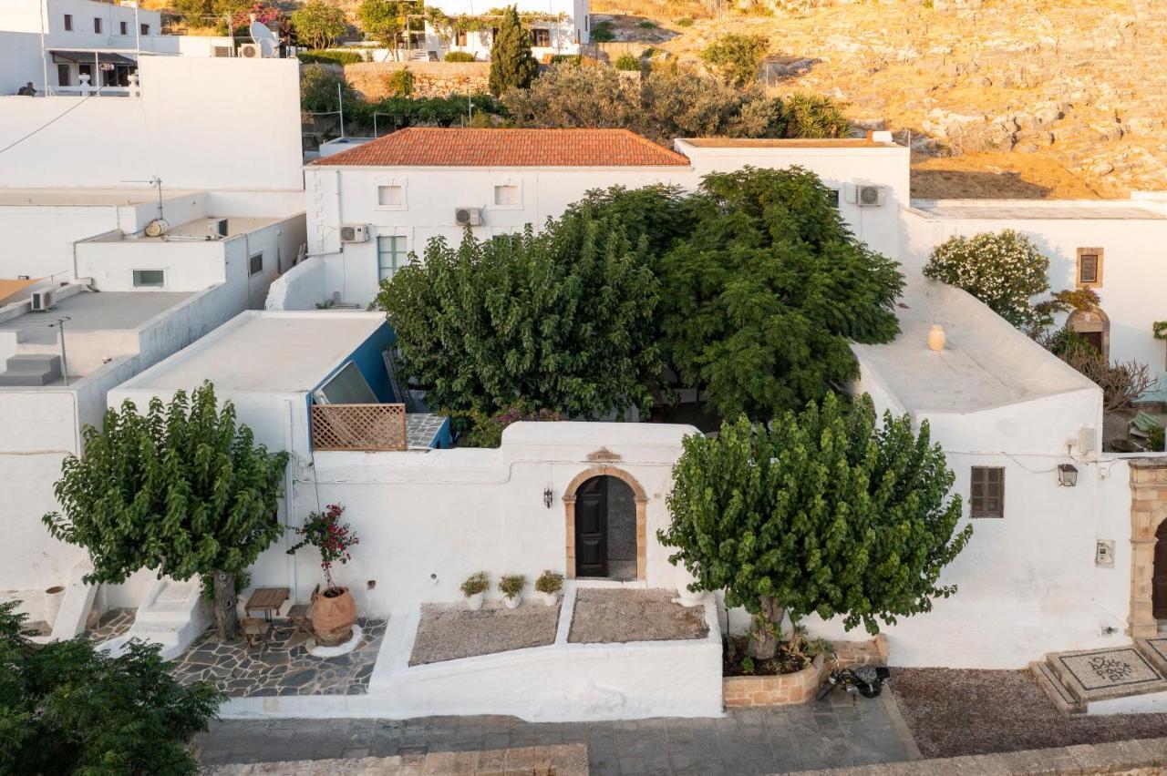 Villa Casa Angelina Lindian House With Large Garden Líndos Exterior foto