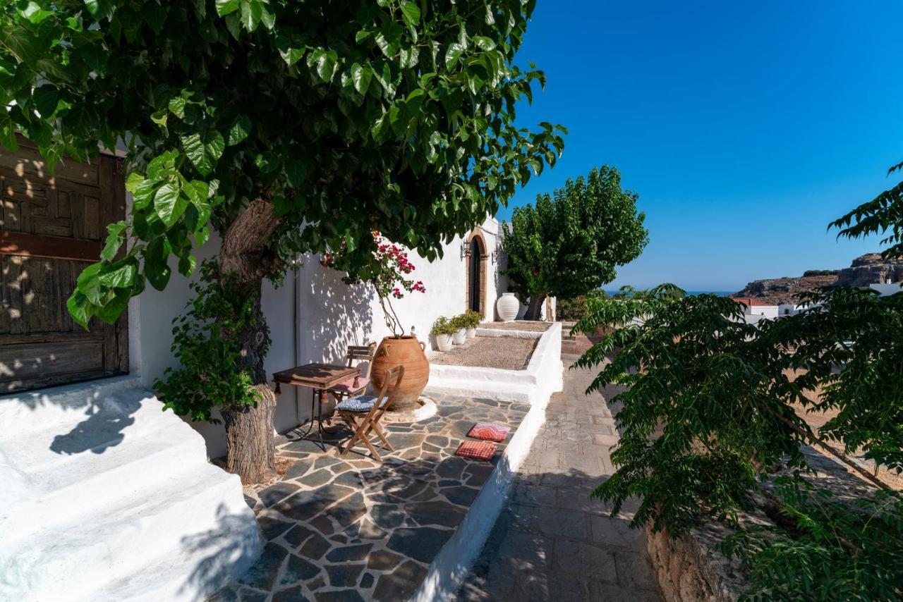 Villa Casa Angelina Lindian House With Large Garden Líndos Exterior foto